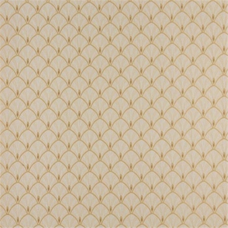 Designer Fabrics Designer Fabrics D310 54 in. Wide ; Gold And Beige Fan Jacquard Woven Upholstery Fabric D310